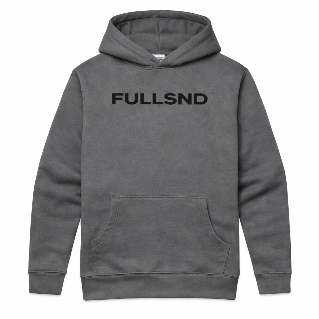 RELAXED FULLSND HOODIE SMOKE/BLACK