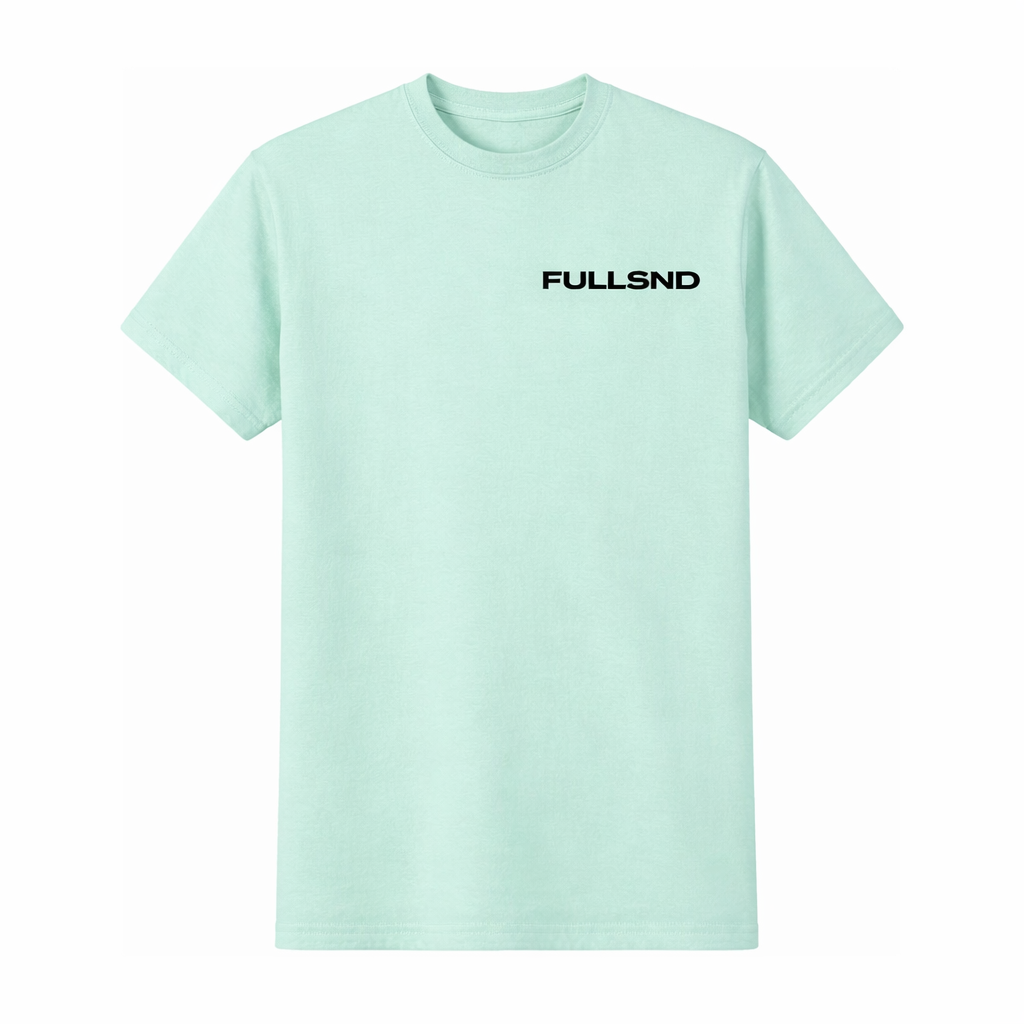 UNTIL THE END TEE SEAFOAM/BLACK