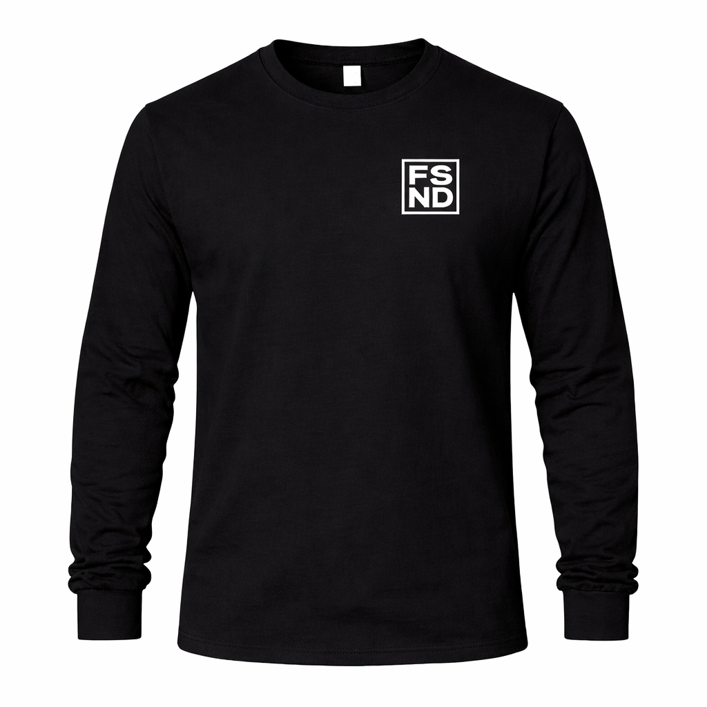 FSND SQUARE BLACK WHITE LONG SLEEVE
