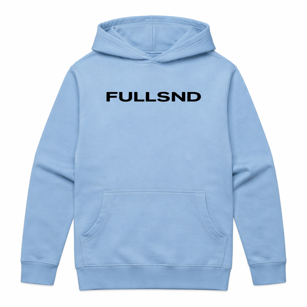 RELAXED FULLSND HOODIE CAROLINA BLUE/BLACK