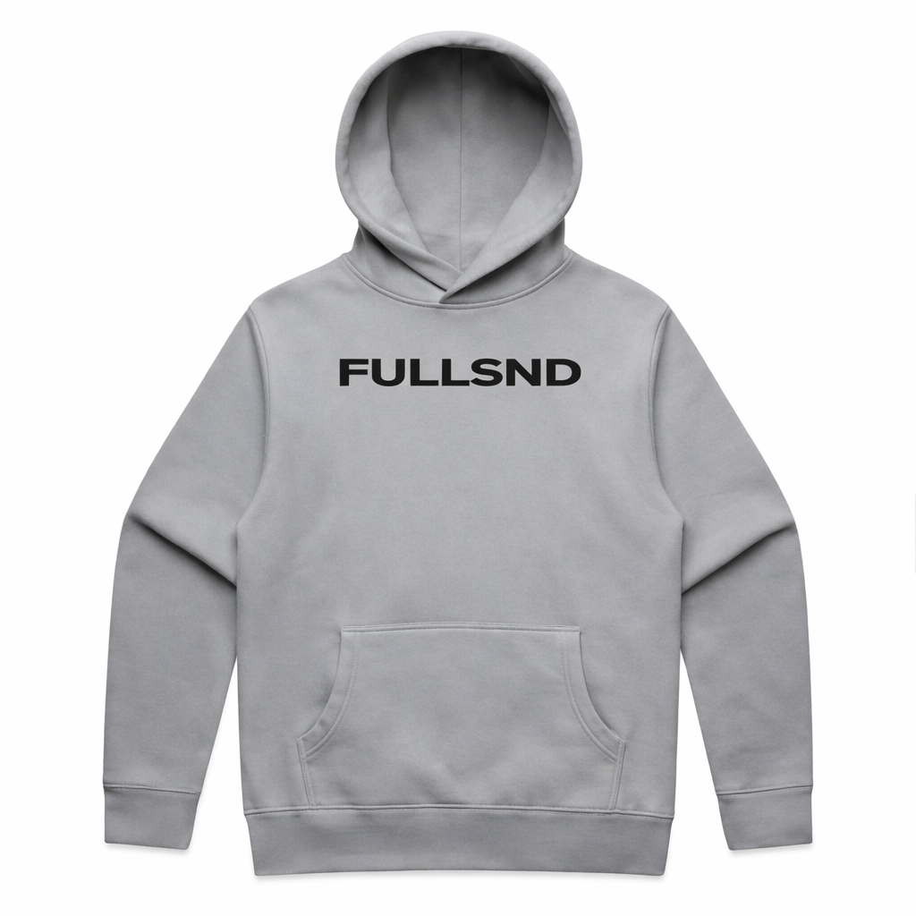 RELAXED FULLSND HOODIE STORM/BLACK