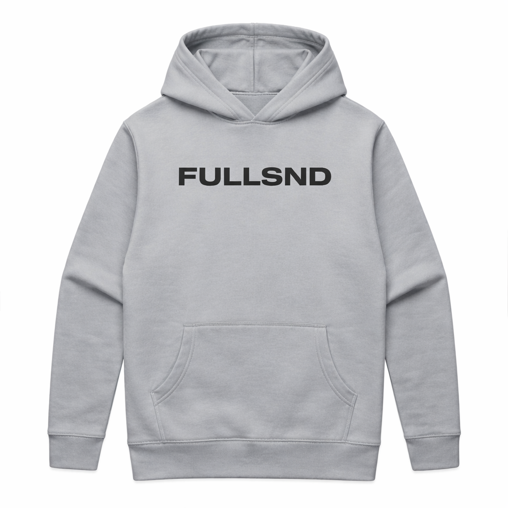 RELAXED FULLSND HOODIE STORM/BLACK