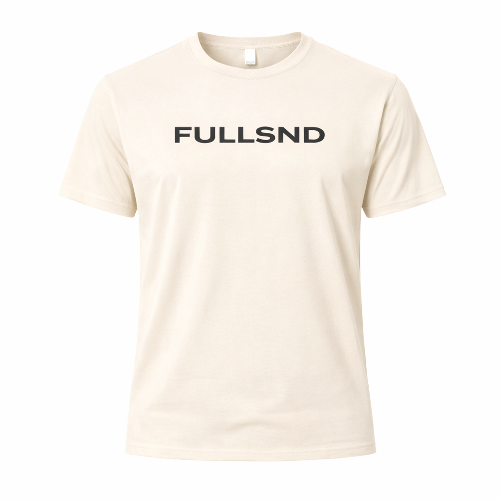 CLASSIC FULLSND TEE ECRU/BLACK