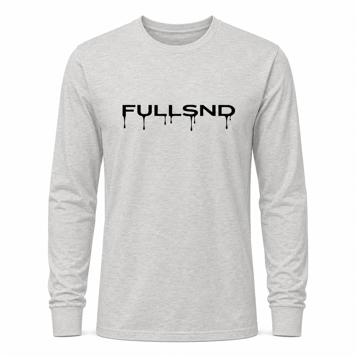 FULLDRIP LONG SLEEVE HEATHER BLK