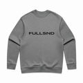 FULLSND CREW SWEATER SMOKE/BLACK