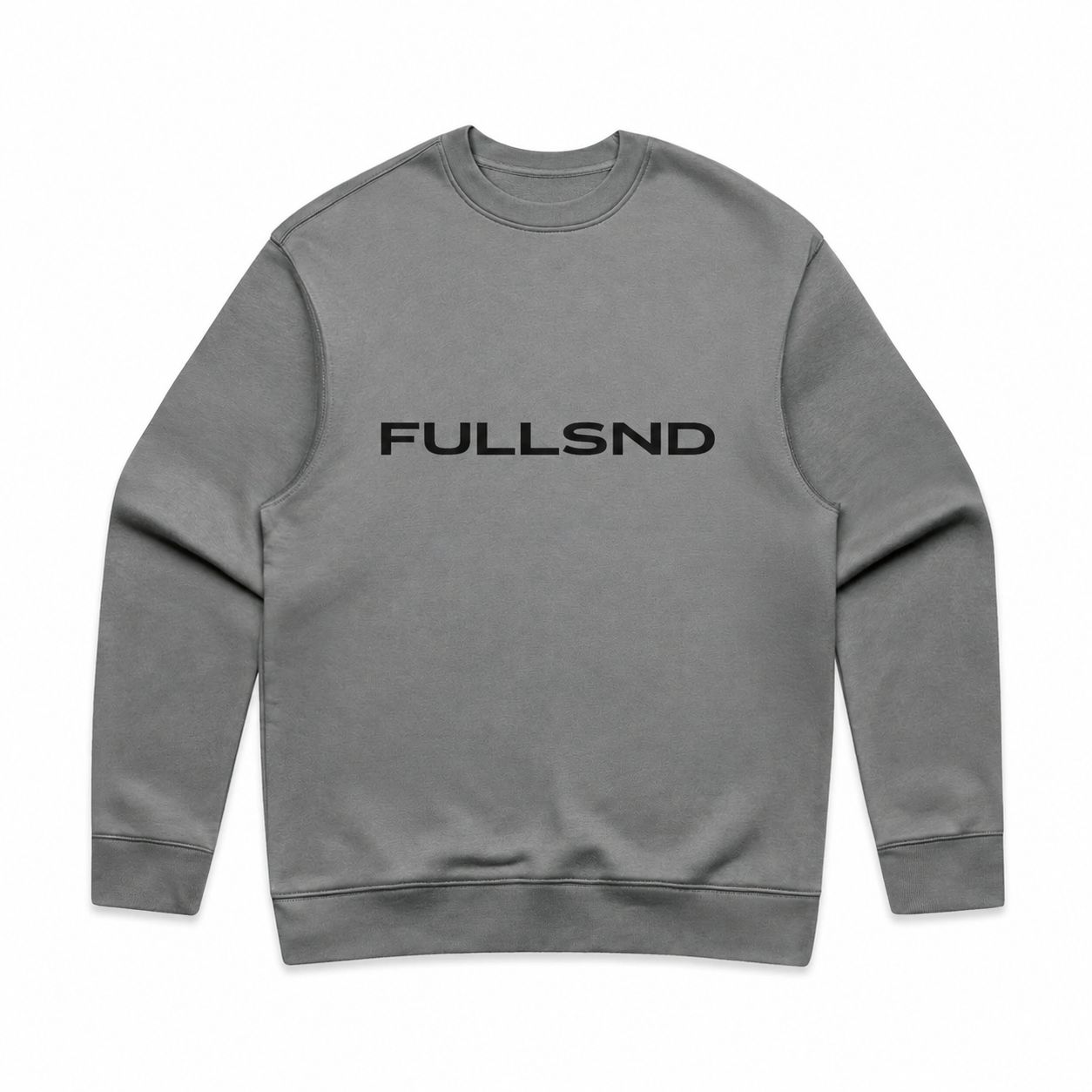 FULLSND CREW SWEATER SMOKE/BLACK