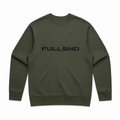 FULLSND CREW SWEATER SAGE/BLACK