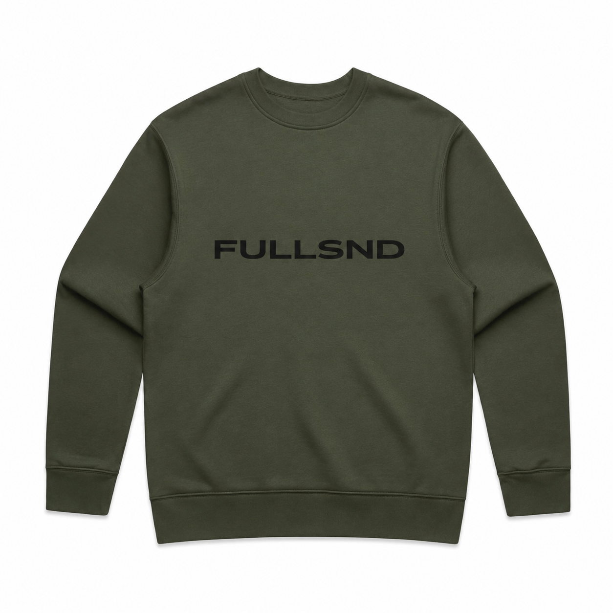 FULLSND CREW SWEATER SAGE/BLACK