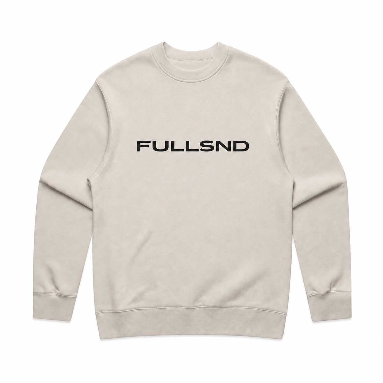 FULLSND CREW SWEATER BONE/BLACK