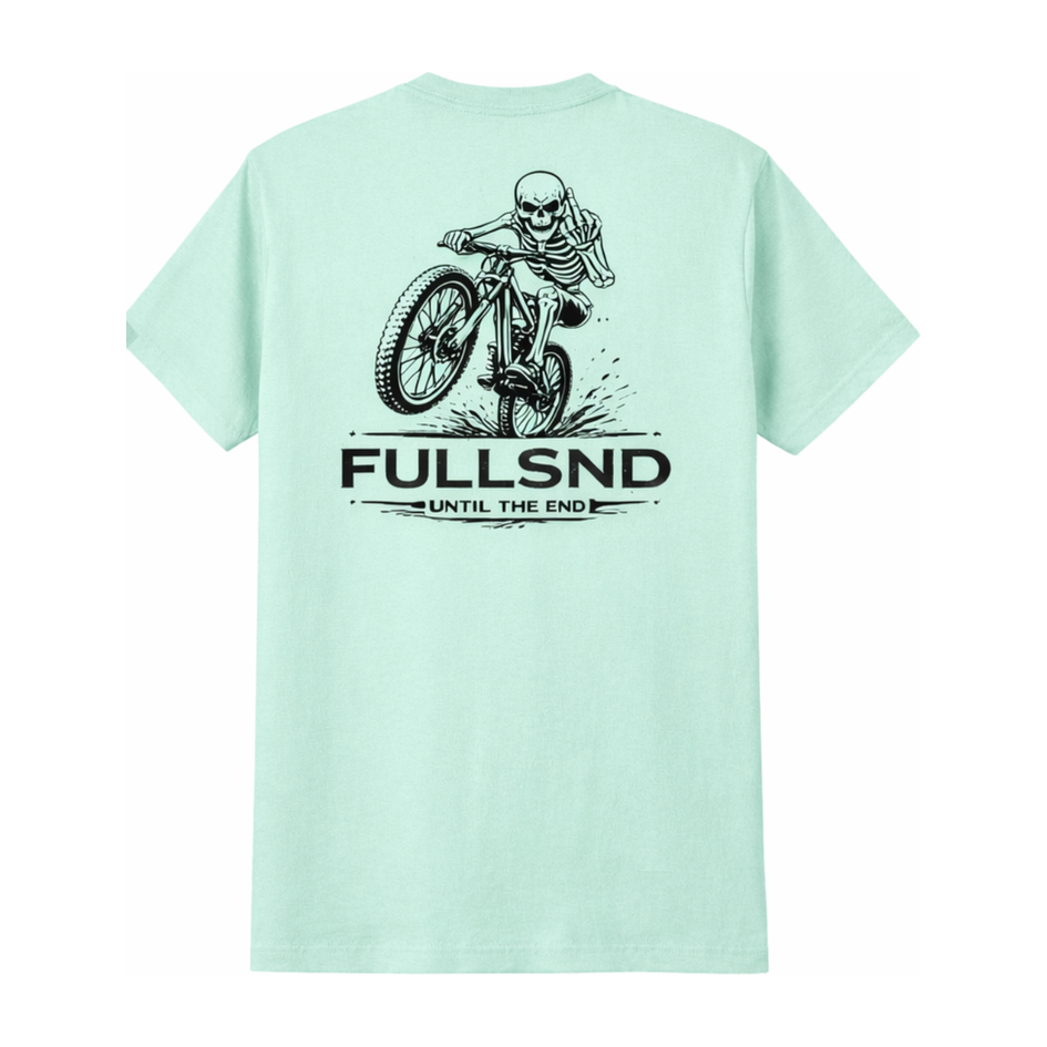 UNTIL THE END TEE SEAFOAM/BLACK